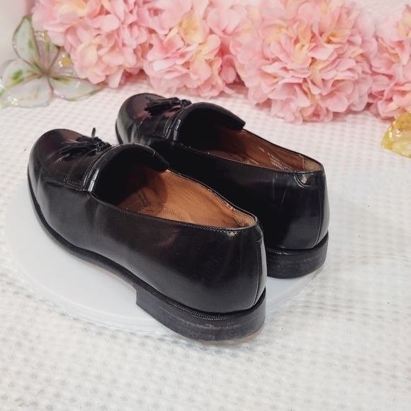 BOSTANIAN Florentino Black Leather Loafers sz 11.5 M main image 4